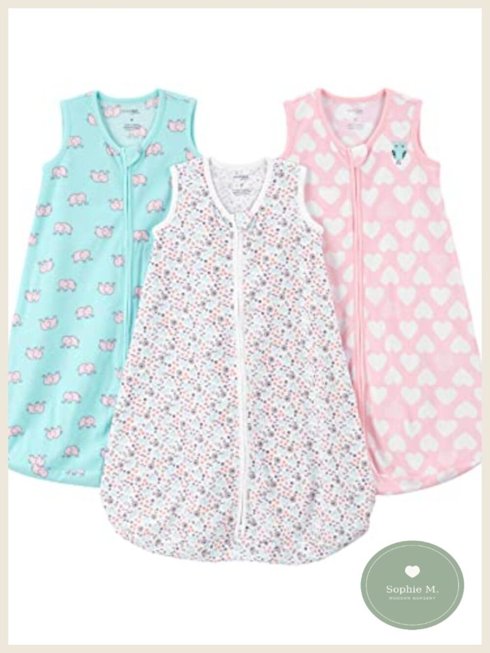 Simple Joys by Carter's Baby 2-pack Microfleece Wearable Blankets Sleep Sack